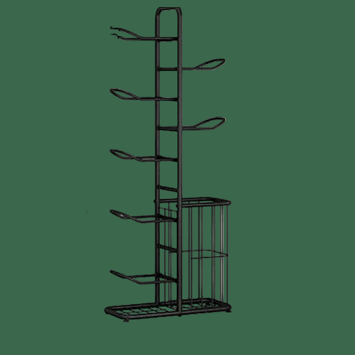 Basketball Soccer Storage Rack Sport Ball Organizer Ball Holder Display Stand With Basket