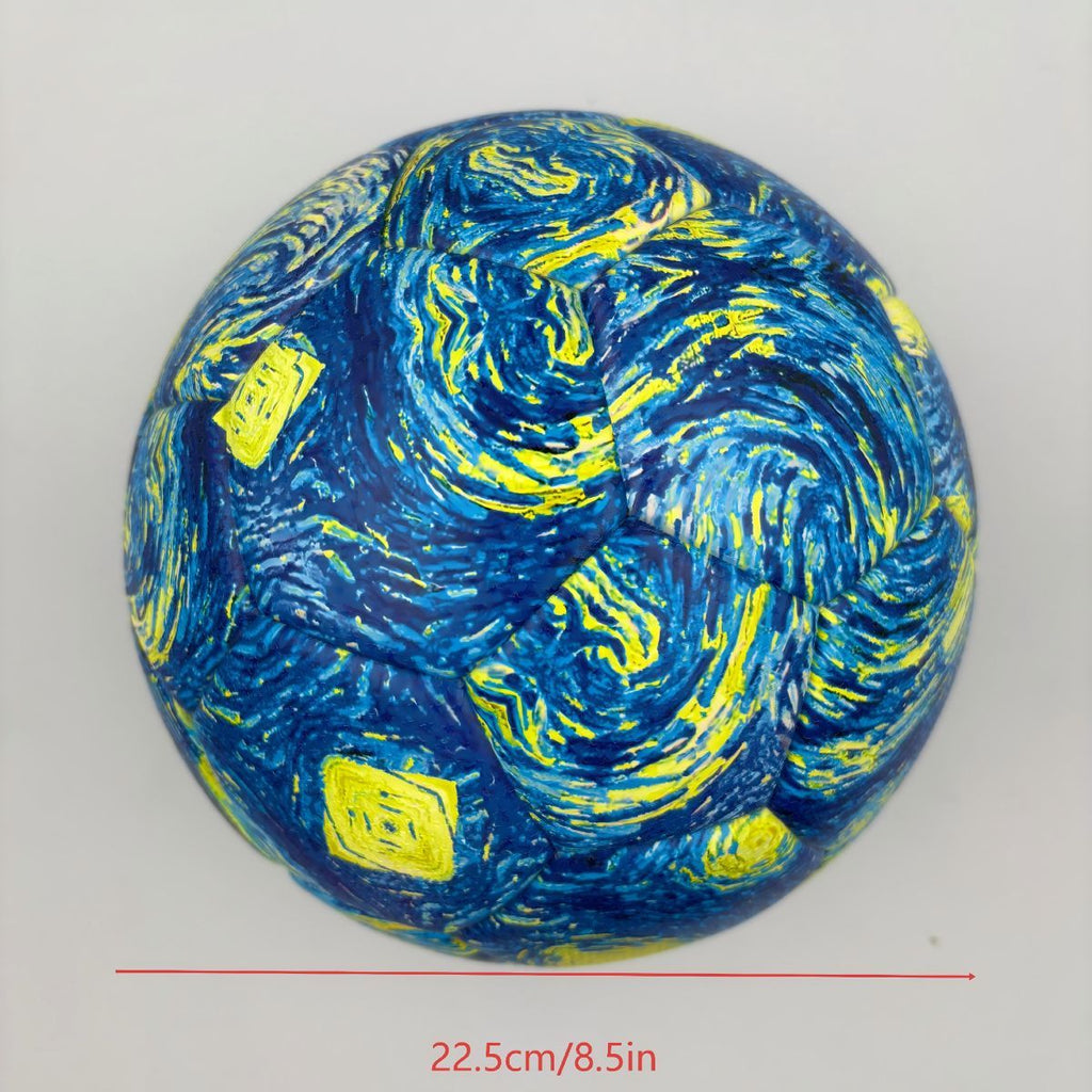 Van Gogh soccer ball, Starry Night football, size 5 soccer ball, match training ball, World Cup ball, Australian soccer ball, art football, premium soccer ball - Multi - Size Starry Sky
