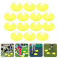 Worgeous 14 Pcs Disc Agile Soccer Cones Training Equipment Child Yellow