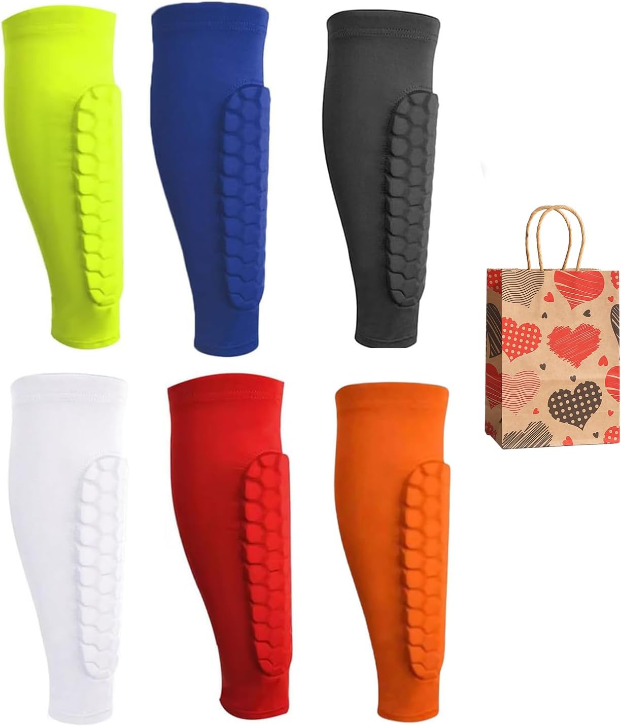 Shin Guards for Soccer, Lightweight Shin Pads for Kids Youth & Adult - Football Shin Defender Protective Gear, Comfortable Breathable Leg Guards