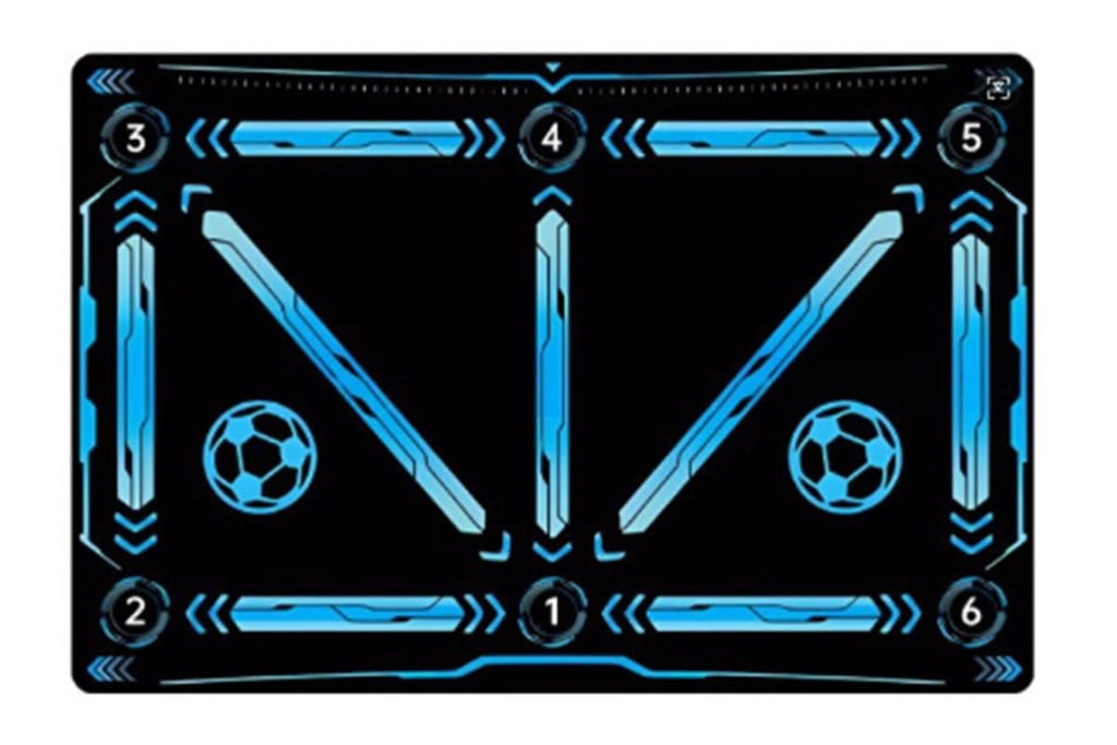 Soccer Training Mat Football Footstep Training Mat Soccer Skills Training Equipment Non Slip Dribble Training Sport Carpet