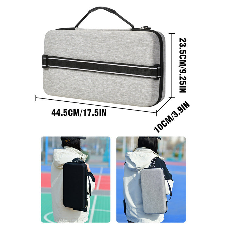 Set 3 White And Green T700 Carbon Fiber Pickleball Paddle Set - 2 Paddles, 4 Balls, and Portable Carry Bag for Adults and Students