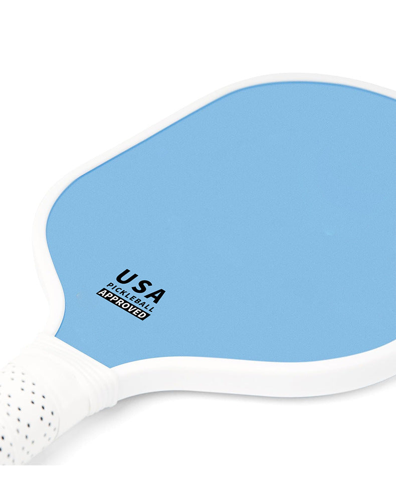 Pink Fiberglass Pickleball Paddle - Lightweight 215g with Anti-Slip TPU Grip for Outdoor Sports