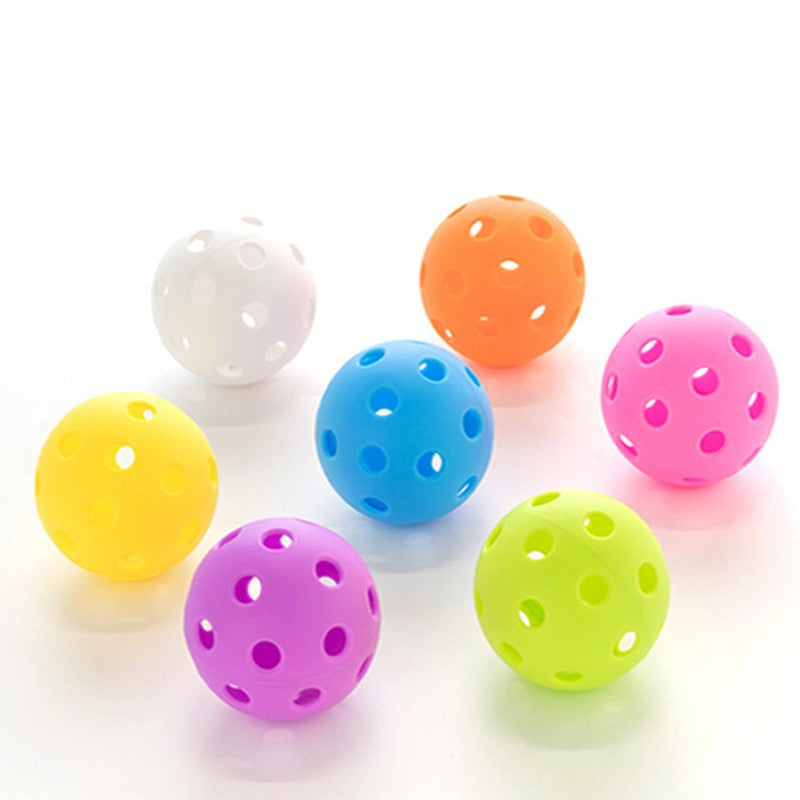 2 Tubes Orange Outdoor Pickleball Balls 4-Pack - Durable 40-Hole Design with Carry Tube(8 balls in total)