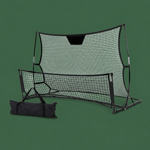 1.8 m Soccer Rebound Net on Court District green background