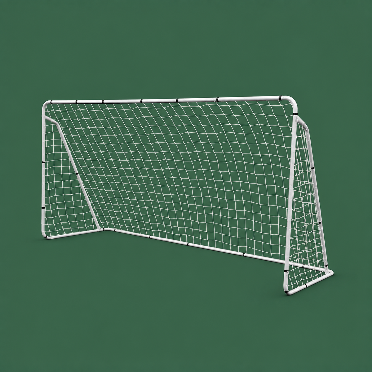 3.6 × 1.9 m Steel Soccer Goal on Court District green background