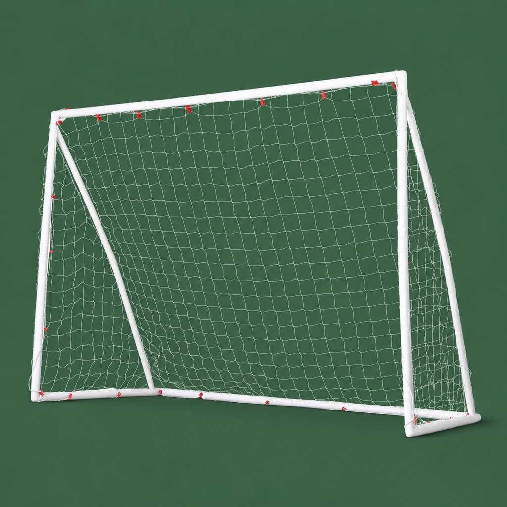 8 ft portable soccer goal on Court District green background