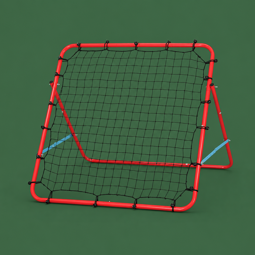 Multi-sport rebound net on Court District green background