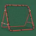Soccer rebound net trainer on Court District green background