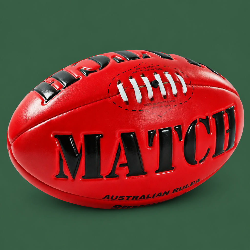 Summit size 5 AFL match ball on Court District green