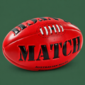 Summit size 5 AFL match ball on Court District green